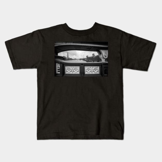 Framed by Tower Bridge Kids T-Shirt by Z Snapper